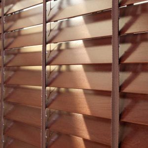 wooden blinds