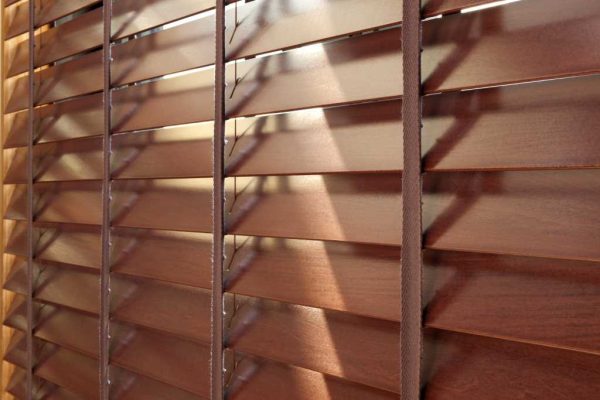 wooden blinds